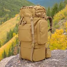 Dunba coluna grande capacidade caminhadas saco mochila masculina camuflagem ao ar livre mochila impermeável caminhadas m