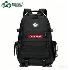 Dunba coluna mochila ao ar livre masculino feminino estudante mochila preto à prova dwaterproof água multifuncional saco