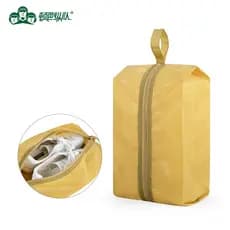 Dunba coluna multicolorido saco de sapato saco de armazenamento ao ar livre talheres de aço inoxidável portátil dobrável