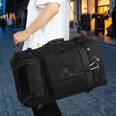 Mochila de viagem grande capacidade mochila de viagem ao ar livre 60L multifuncional saco de computador de viagem de neg