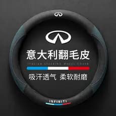Adequado para capa de volante Infiniti QX50 Q50L Q70L Q50 FX35 QX60 QX55 capa de aperto