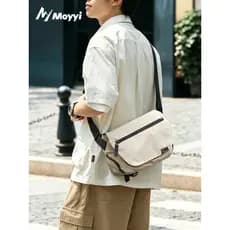 Bolsa mensageiro masculina, bolsa portátil 2026, novo estilo, leve, bolsa mensageiro, grande capacidade, alta qualidade,