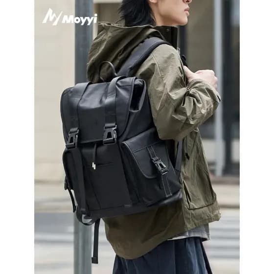 Mochila masculina de grande capacidade saco de escola meninos estudantes do ensino médio 2026 novo estilo mochila de via