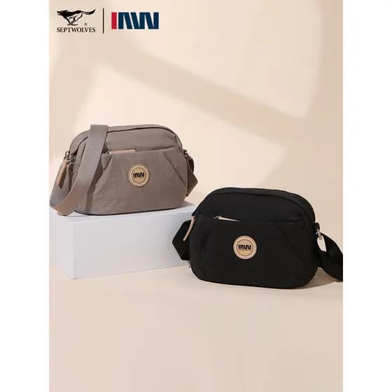 Sete lobos bolsa de ombro Casual All-Match tendência da moda 2026 novo estilo senhoras viagem trabalho Commuter saco do