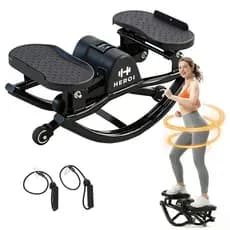 Mini Elíptico Gym Lab Silencioso Movimento Deslizante Protege Joelhos 150kg com Display