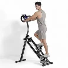 Simulador de Escada Gym Lab Elétrico 150kg 3 Níveis Inclinação Silencioso Espaço Pequeno Queima Calorias