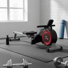 Simulador de Remo Gy Seco Indoor Ahead Sports Dobrável Academia em Casa Máquina de Remo Fitness Silenciosa Suporta 120kg