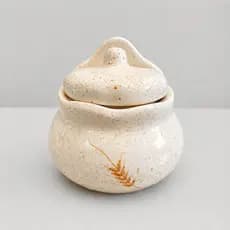 Saleiro de Mesa Porcelana Premium/ Pote de Sal Decorativo Cozinha Presente Organizador