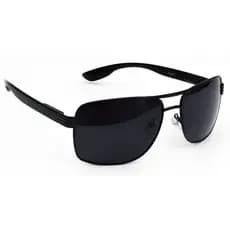 Óculos de Sol Demolidor Masculino com proteção UV400 Preto com molas nas hastes Clássico Casual Estiloso 797 2026