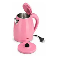 Chaleira Elétrica 1,8 Litros Interior Inox Base 36 127v Rosa