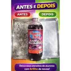 Limpa Alumínio e Inox - NATURA CLEAN 1L