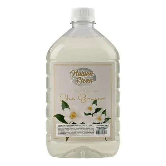 Limpador Perfumado Chá Branco 5L Natura Clean Multiuso Uso Geral Limpa e Perfuma