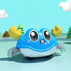 Caranguejo Fujão Brinquedo Educativo Movimento Fricção Diversão Bebê