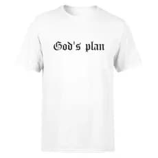 Camiseta Masculina Gods Plan 100% Algodão