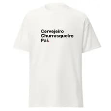 Camiseta Masculina Dia dos Pais Cervejeiro, Churrasqueiro, Pai