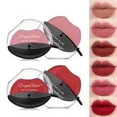 Batom labial preguiçoso Sip Makeup, não é fácil de desbotar Batom fosco de maquiagem fosca, batom vermelho grande