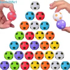 BACK2LIFE1 10 Pcs Spinners De Futebol , Mini Brinquedos Giratórios De Bola Lembrancinhas De 4 Cm Bolas Saltitantes De Sa