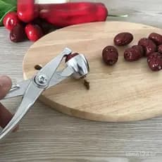 Descaroçador de Cerejas Portátil, Descaroçador de Azeitonas, Máquina Manual, Utensílio de Cozinha