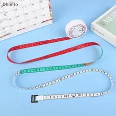 [Dhiint] Fita Métrica Corporal Imc Régua De Costura De Cintura Portátil Rodada Medição Macia Acessórios Práticos Em