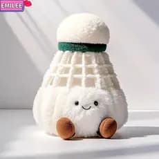Chaveiro De Badminton EMILEE , Boneca De Pelúcia Fofa Criativa , Brinquedos Divertidos , Bolsa Peluda Macia , Decoração