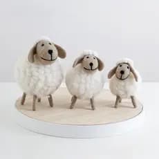 MONSA Mini Felt Toys in the Shape of Sheep Party Decoration