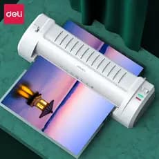 Deli 3894 Máquina de selagem de plástico fotográfico Escritório Doméstico Comercial Máquina de revestimento de fotos Máq