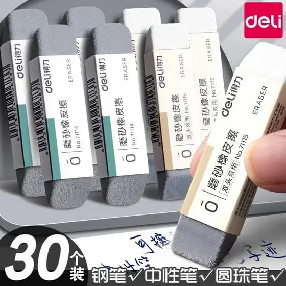 Deli Fosco Borracha Deixa Sem Marcas Caneta de Tecnologia Preta Caneta Esferográfica Apagável Caneta Gel Caneta de Carbo