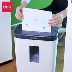 Deli 9939 Triturador Escritório Automático Doméstico Granular Elétrico de Alta Potência Comercial Conveniente Arquivo de