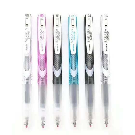 Zebra japonês zebra sarasa rápido caneta gel de secagem rápida imprensa caneta tinteiro JJZ33 Xueba gel caneta