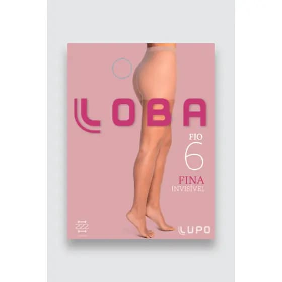 Meia calça invisível, finíssima, fio 6, ponteira transparente, com demarcação de calça!