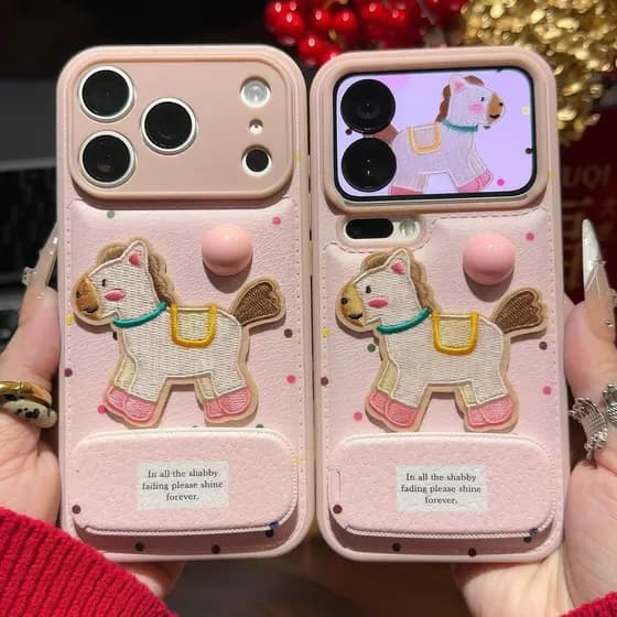 Pronta Entrega | Capa de Telefone com Estampa de Bolinhas para Casal para iPhone 17 Pro Max 16 Pro 15, Capa de Proteção