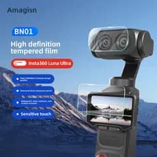 Pronta Entrega | Protetor de Tela de Vidro Temperado aMagisn para Insta360 Luna Ultra |   Película Protetora para Lentes