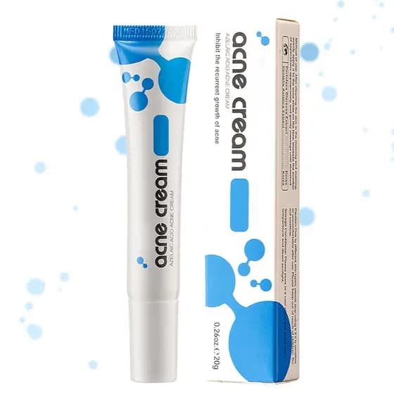 Creme para Acne com Ácido Azelaico para o Rosto, Ácido Azelaico com Ácidos Hialurônicos para Vermelhidão e Suavização do