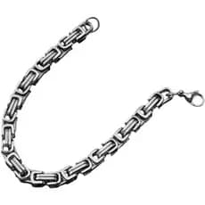 Pulseiras de Corrente Fina Retrô de Ouro 18K e Prata 5mm para Homens, Mulheres e Senhoras, para Casamento e Festa, 20cm