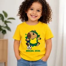 Camiseta Capivara Divertida Copa Do Mundo 2026