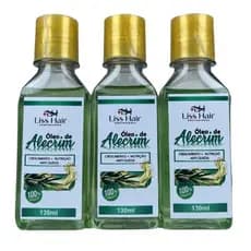 Kit com 3 Óleo Capilar de Alecrim 130mL Crescimento + Nutrição + Antiqueda Liss Hair