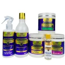 Cronograma Capilar Ultra Repair 2 em 1 Kit com 6 Passos Hidratação, Força e Nutrição Liss Hair