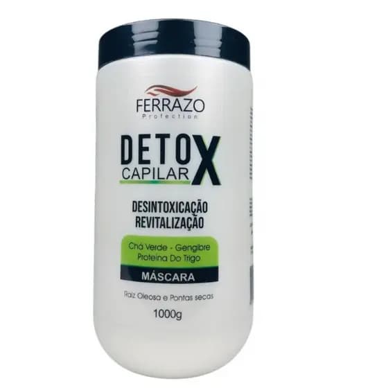 Máscara Capilar Detox Desintoxicação e Revitalização 1Kg Ferrazo Profection