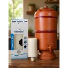 Boia e vela para filtro de barro+ kits acessórios filtro por gravidade