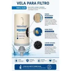 Melhor vela para filtros por gravidade+ Vela Tripla Ação HábitosClean!