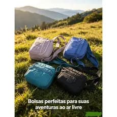 Bolsa de ombro pequena e impermeável em oferta especial com chaveiro de macaco.