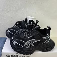 Novos tênis esportivos para meninos, tênis infantis estilo "dad shoes", tênis casuais respiráveis para meninas, tênis de