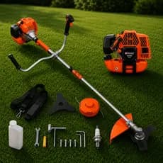 Roçadeira Aparador Grama Gasolina 2 Tempos Nakasaki 78cc 3.6Hp Profissional Multifunções Resistente
