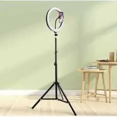 Ring Light Iluminador 10‘ Polegadas Com Tripé de 2.10 Metros Para Celular Luz High Light Led