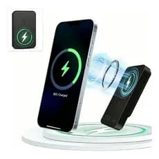 carregador portátil para iphone/Android power bank 10000mah withDisplay carregador portátil indução Power Bank magnético