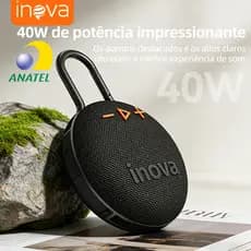 Inova Caixa De Som Bluetooth Tws Grave Potente Portátil Grave Potente Com Radio IPX6 a prova d' água