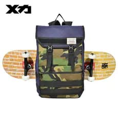 Mackar skate saco mochila street Wear esportes viagem duplo Rocker mochila rua na moda moda estudante saco de escola