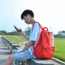 Street Wear mochila das mulheres dos homens simples All-Match Casual mochila moda tendência ins versão coreana High Scho