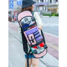 Mackar Land Chong Board Bag Double Rocker Tipo Universal Land Prancha Estrada Chong Board Storage Mochila Skate Bolsa Mo
