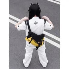 YONAIGA + Original ins Estilo Funcional Carta Lona Bolsa Mensageiro Homens Mulheres Grande Capacidade Street Wear Street